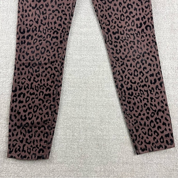 Free People Leopard Print Skinny Jeans - Picture 3 of 12